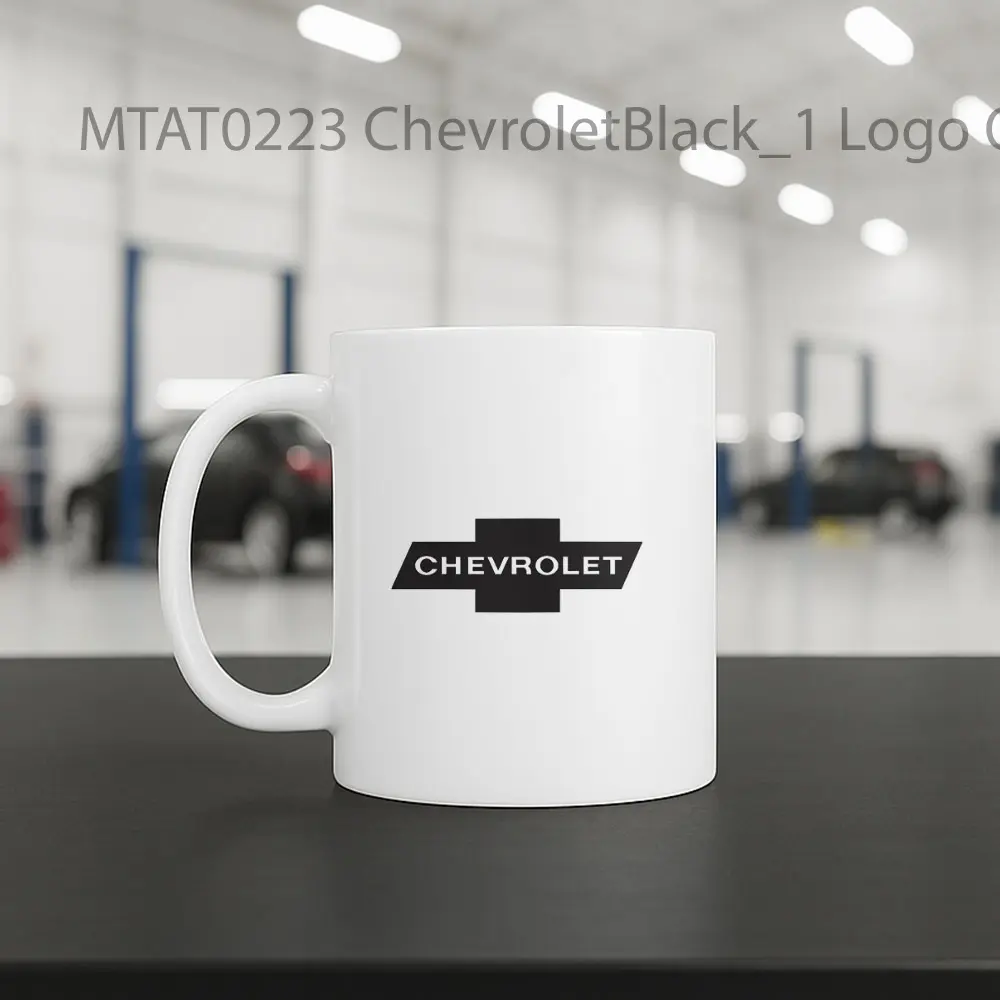 ChevroletBlack_1 Logo Otomotif Mug - Sudut 2
