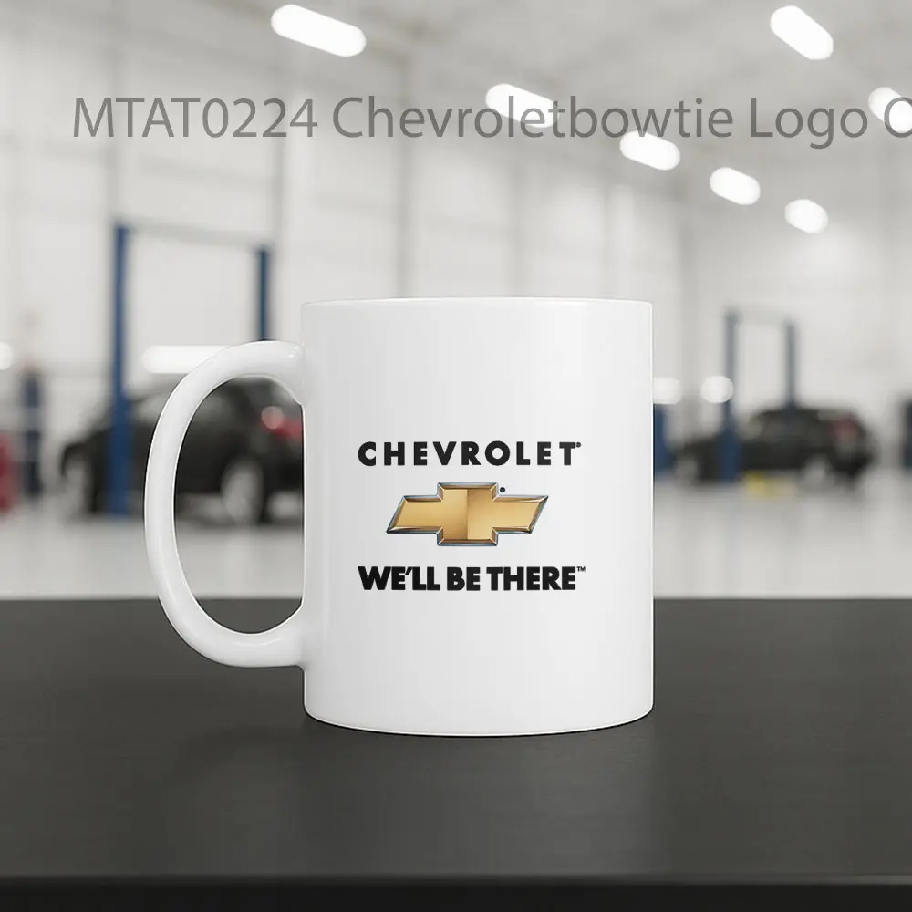 Chevroletbowtie Logo Otomotif Mug - Sudut 2