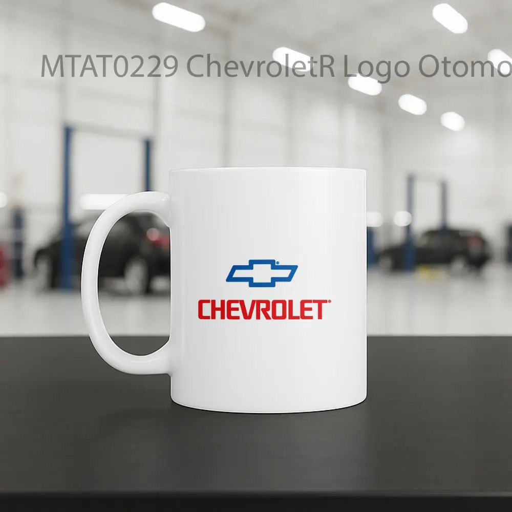 ChevroletR Logo Otomotif Mug - Sudut 2