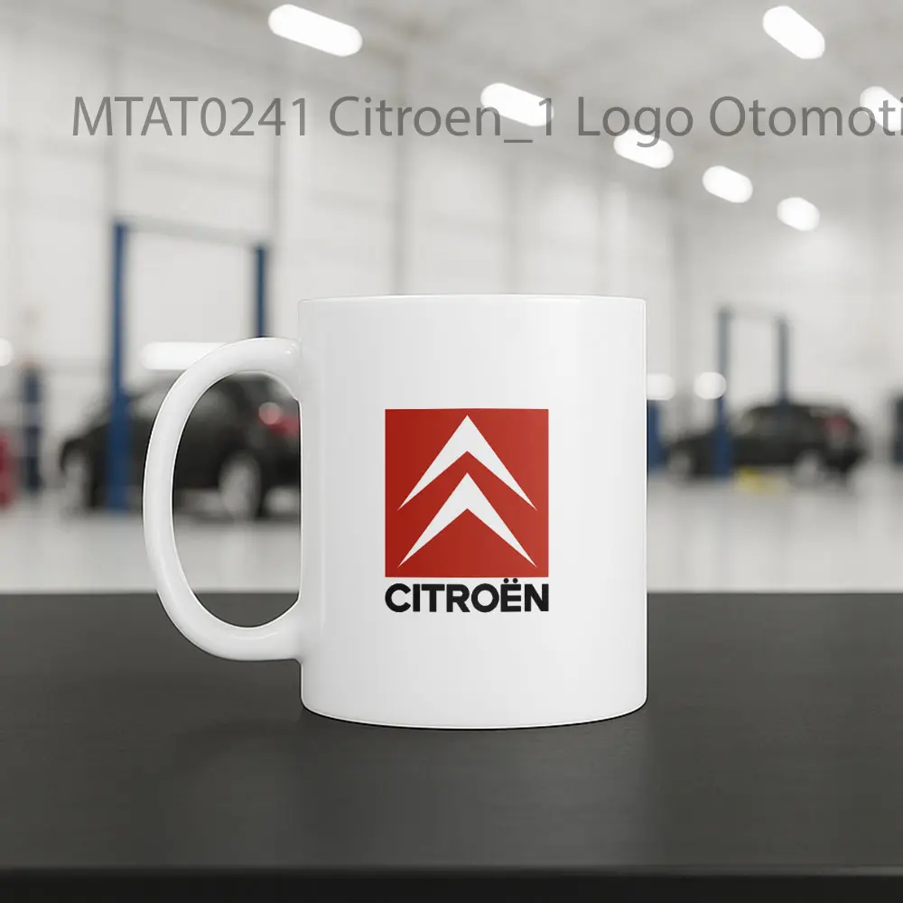 Citroen_1 Logo Otomotif Mug - Sudut 2