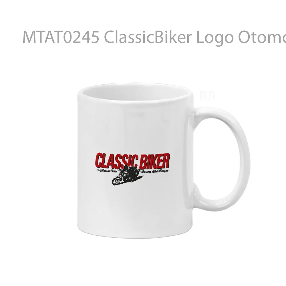 ClassicBiker Logo Otomotif Mug