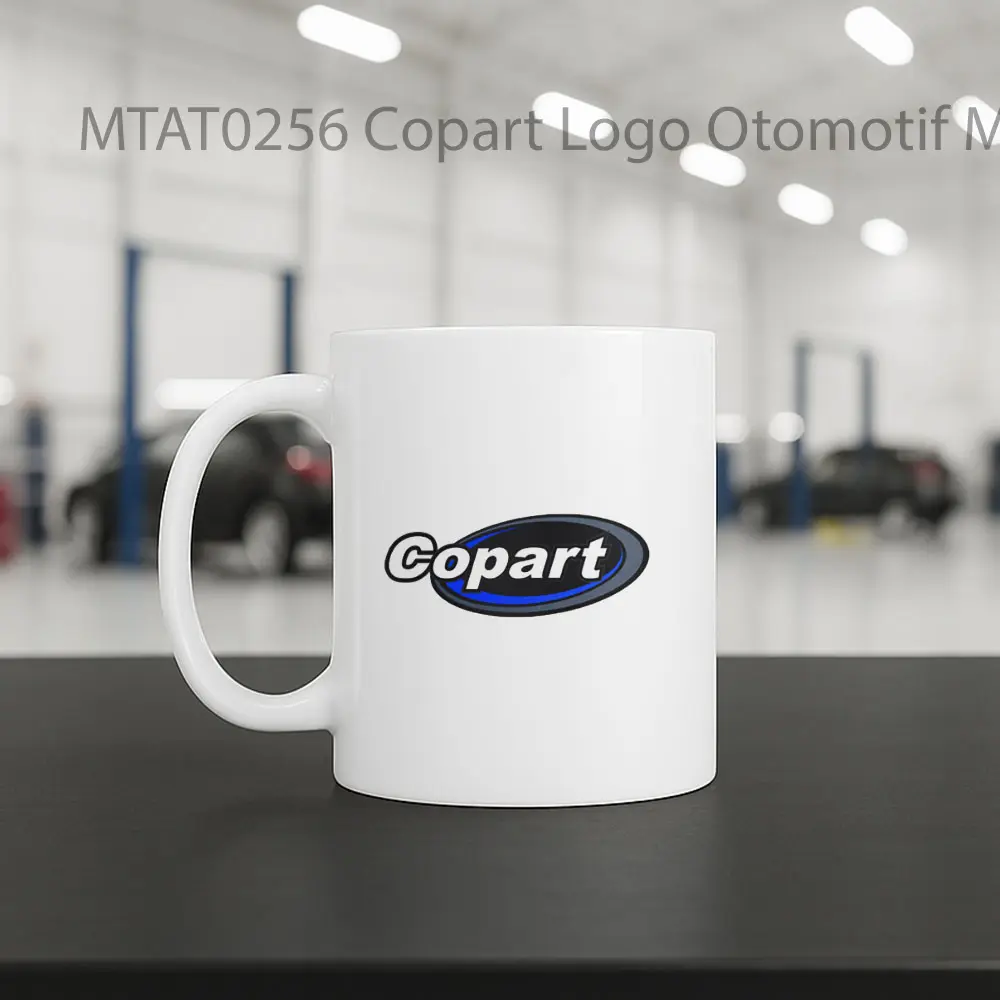 Copart Logo Otomotif Mug - Sudut 2