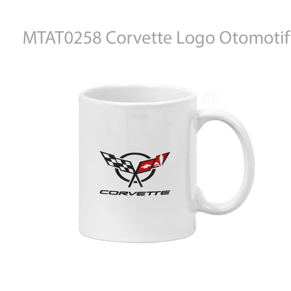 Corvette Logo Otomotif Mug