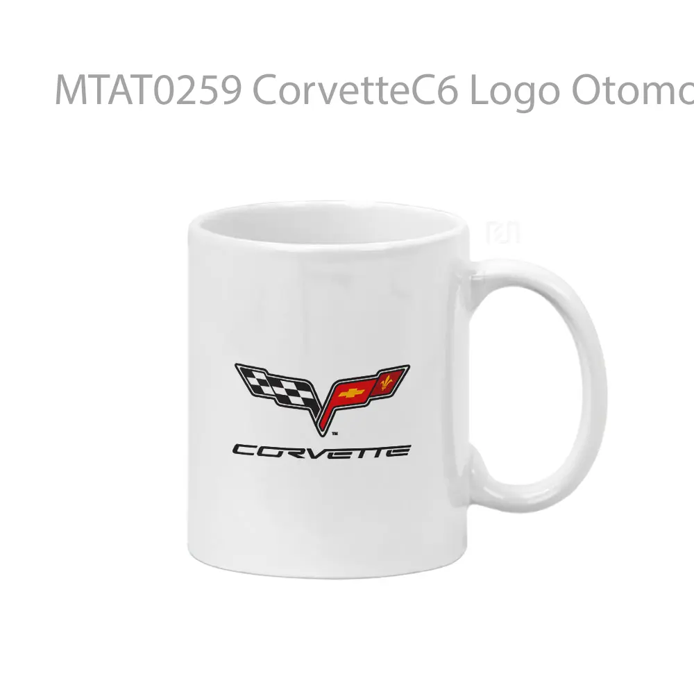 CorvetteC6 Logo Otomotif Mug