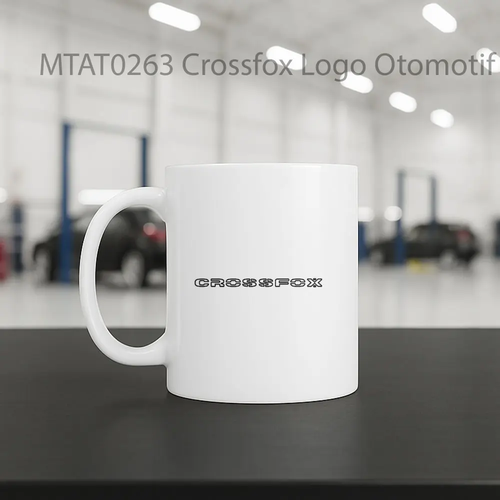 Crossfox Logo Otomotif Mug - Sudut 2