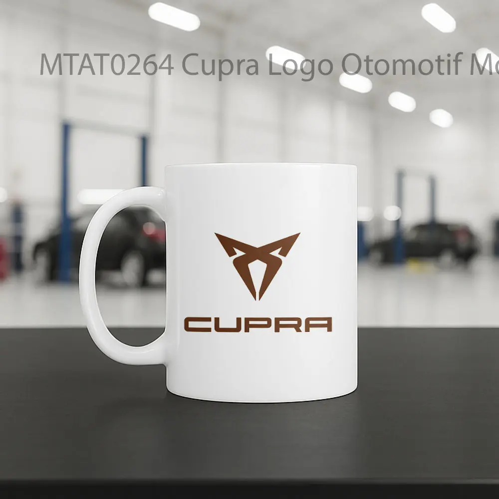 Cupra Logo Otomotif Mug - Sudut 2