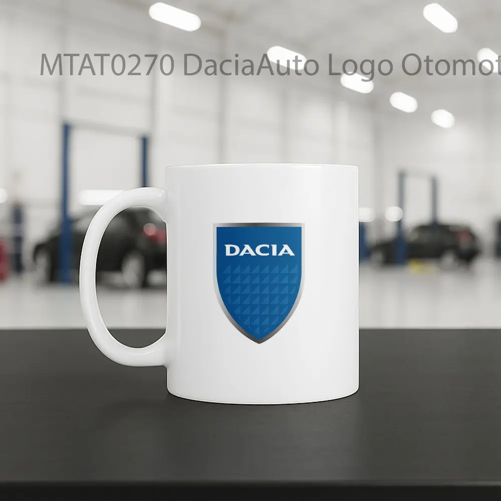 DaciaAuto Logo Otomotif Mug - Sudut 2