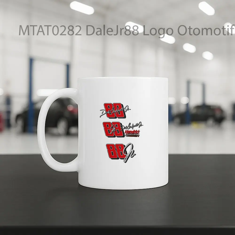 DaleJr88 Logo Otomotif Mug - Sudut 2