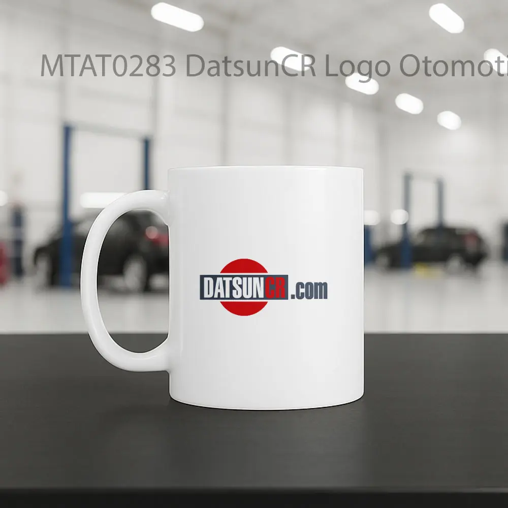DatsunCR Logo Otomotif Mug - Sudut 2