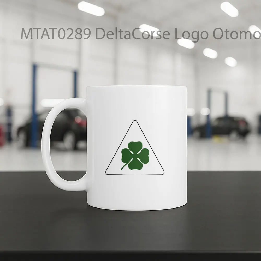 DeltaCorse Logo Otomotif Mug - Sudut 2
