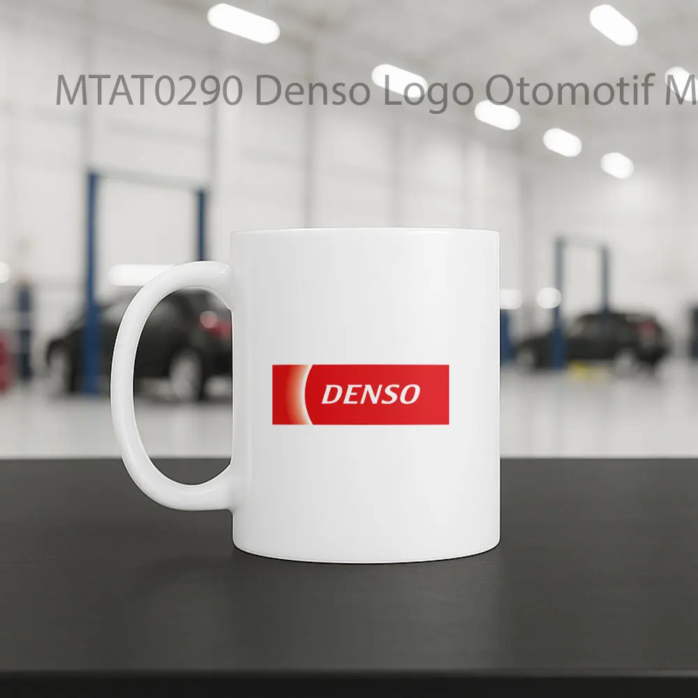 Denso Logo Otomotif Mug - Sudut 2