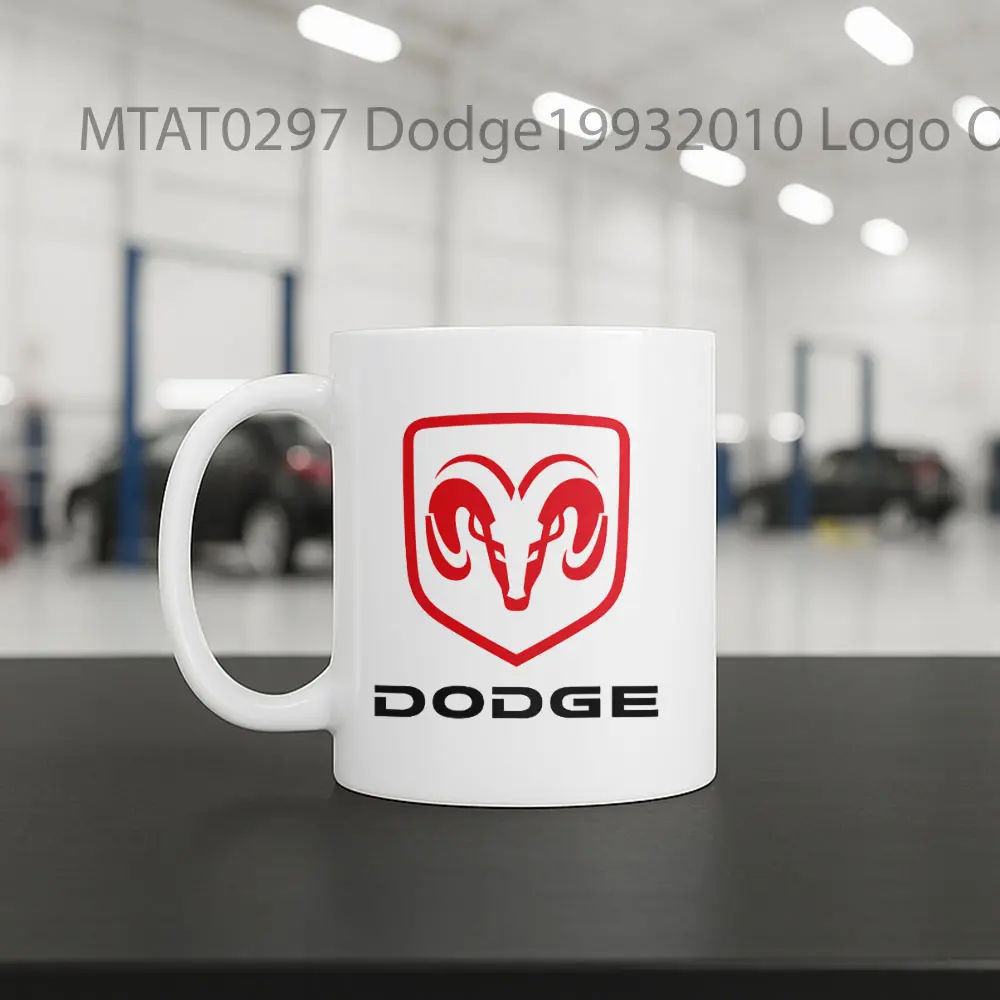 Dodge19932010 Logo Otomotif Mug - Sudut 2