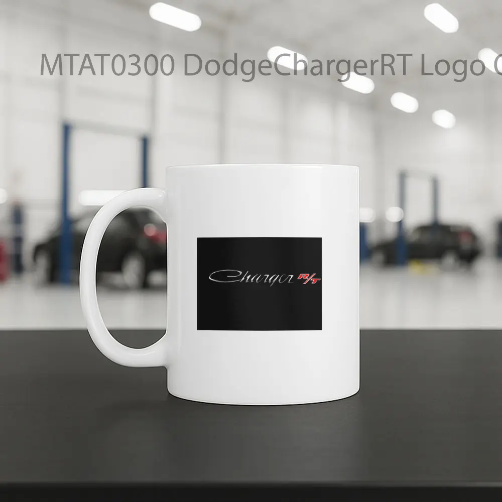 DodgeChargerRT Logo Otomotif Mug - Sudut 2