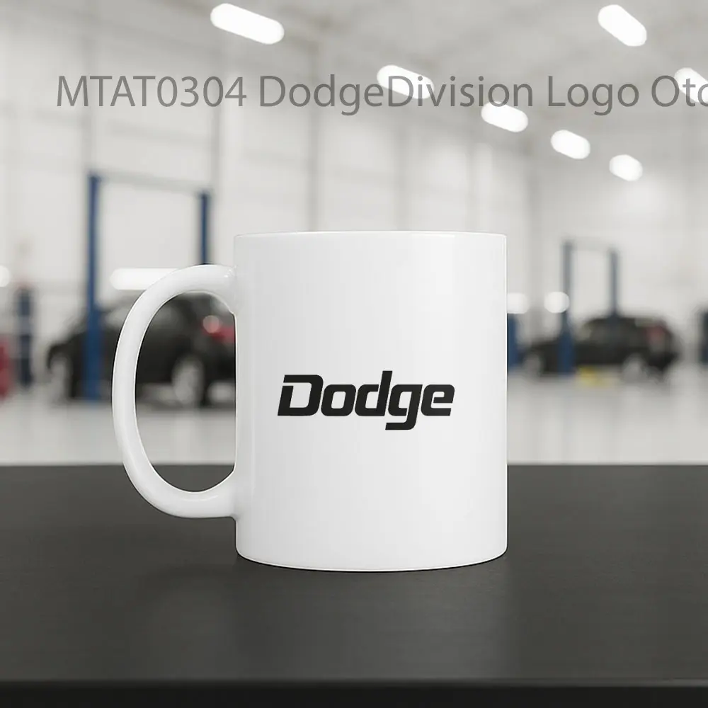 DodgeDivision Logo Otomotif Mug - Sudut 2