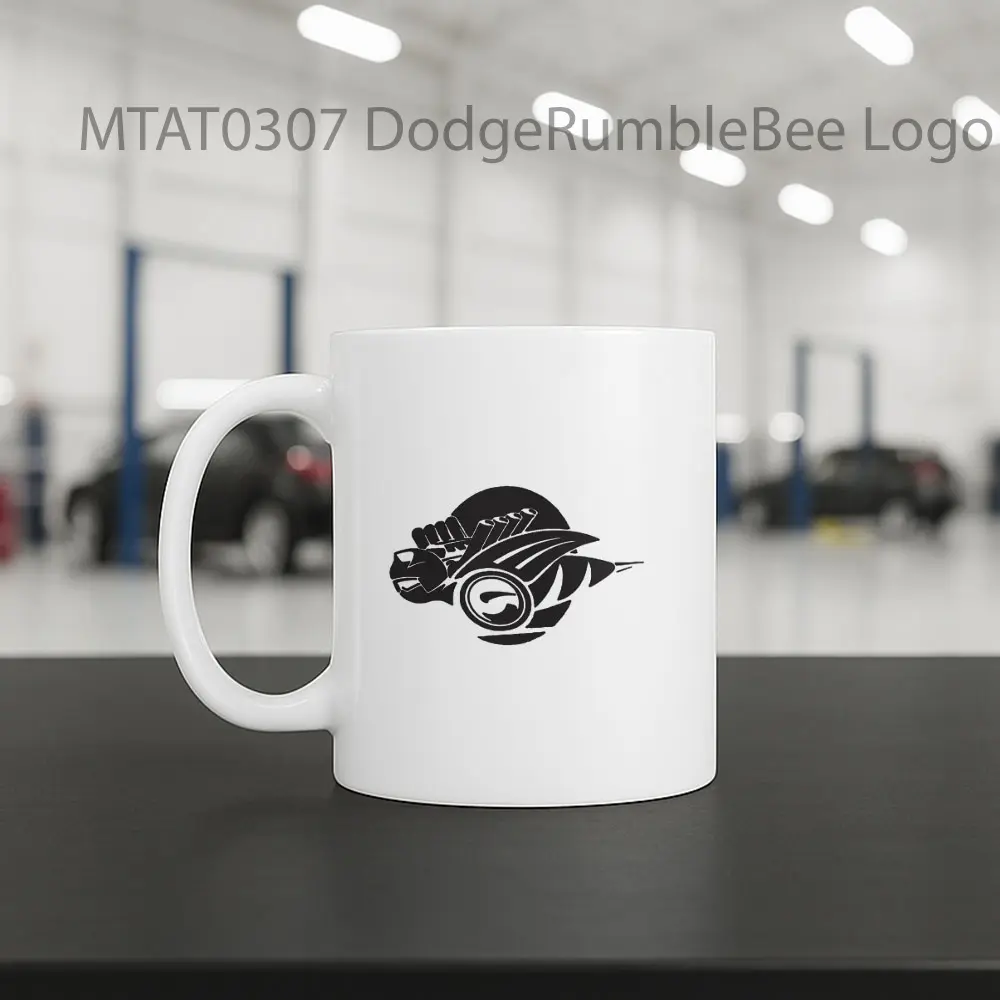 DodgeRumbleBee Logo Otomotif Mug - Sudut 2