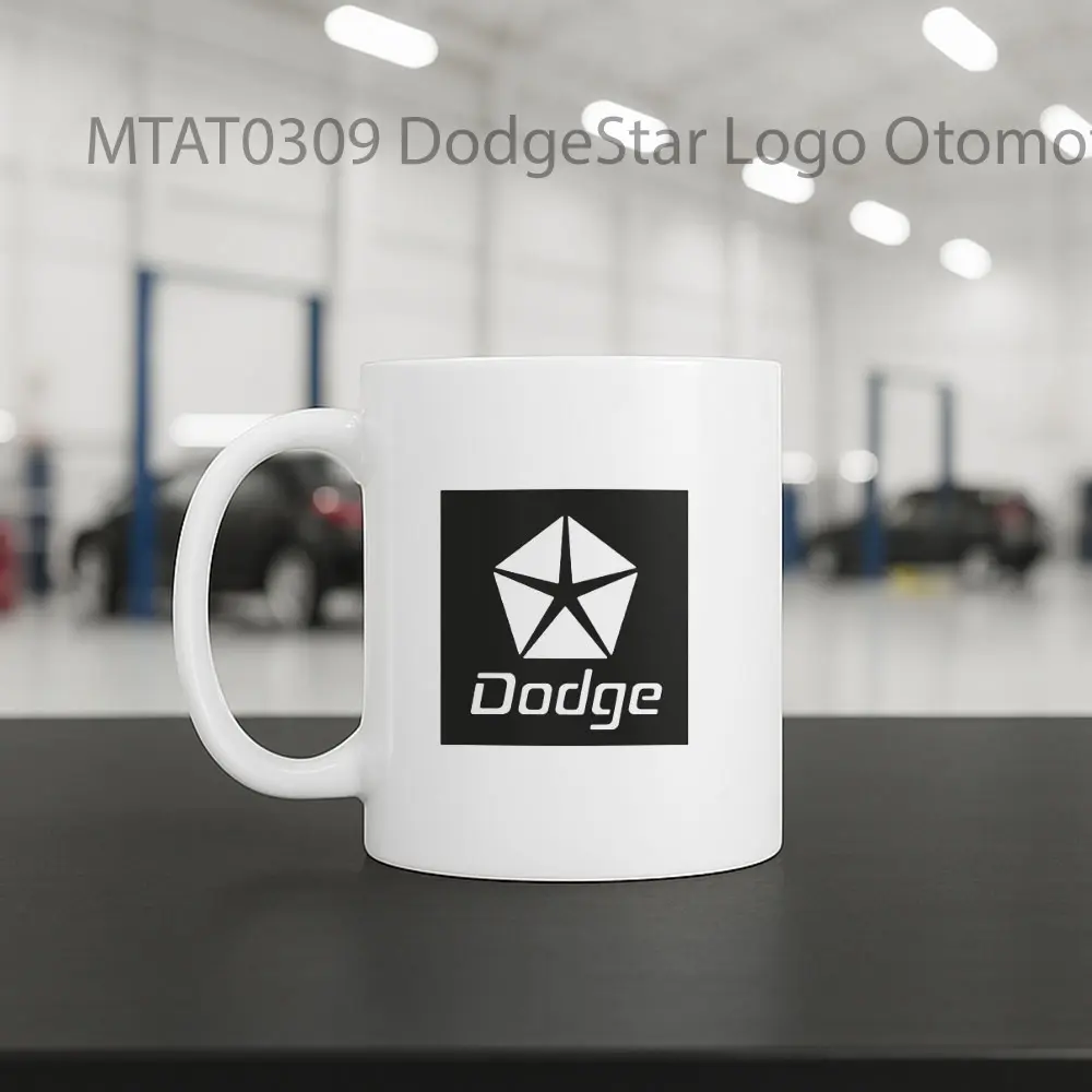 DodgeStar Logo Otomotif Mug - Sudut 2