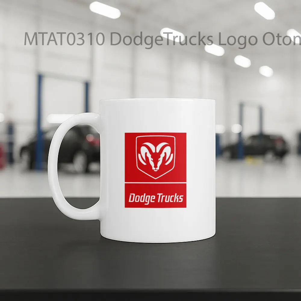 DodgeTrucks Logo Otomotif Mug - Sudut 2