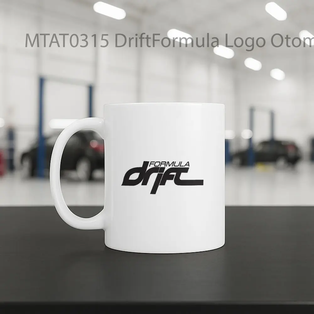 DriftFormula Logo Otomotif Mug - Sudut 2