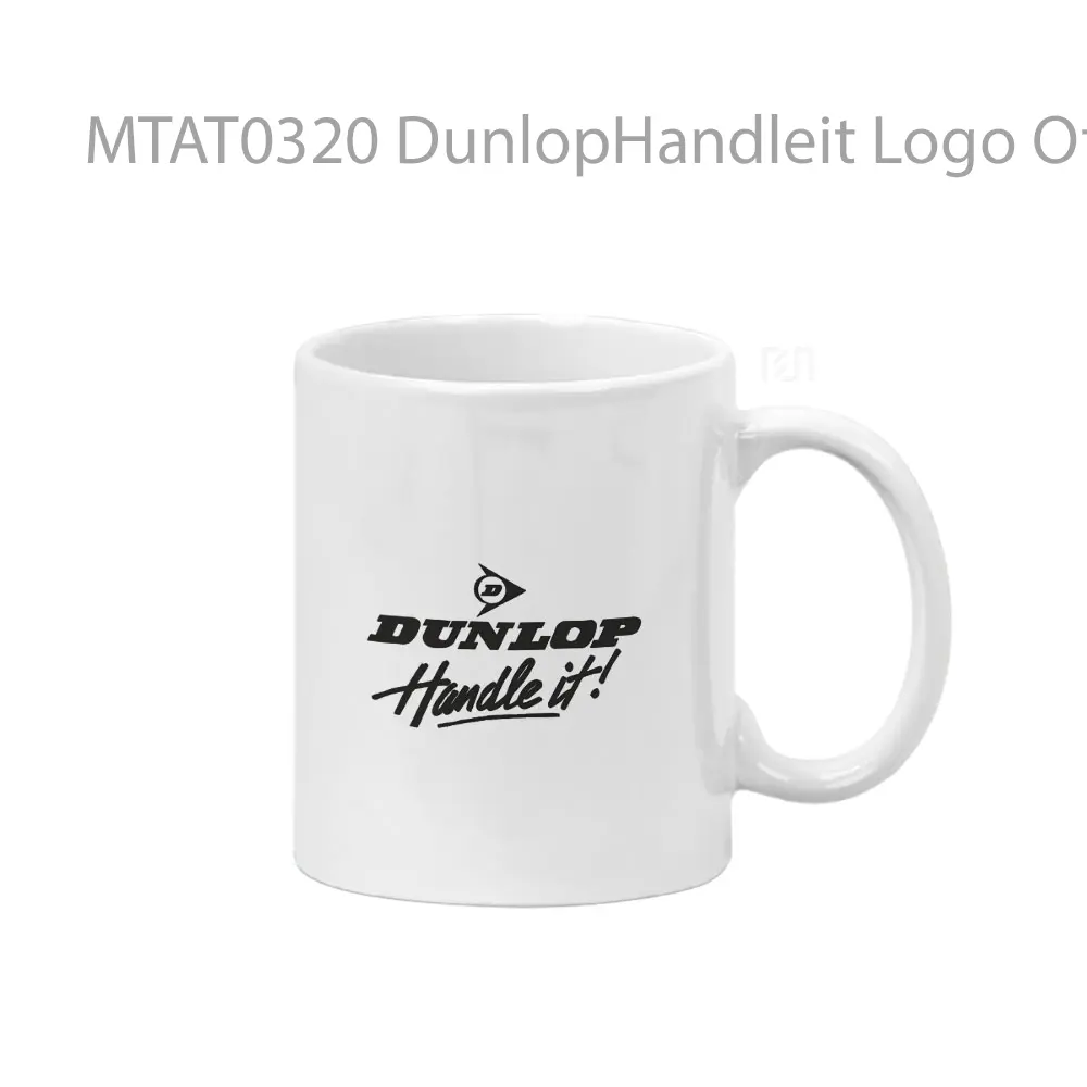 Mug Keramik Premium SNI - DunlopHandleit Logo Otomotif Mug