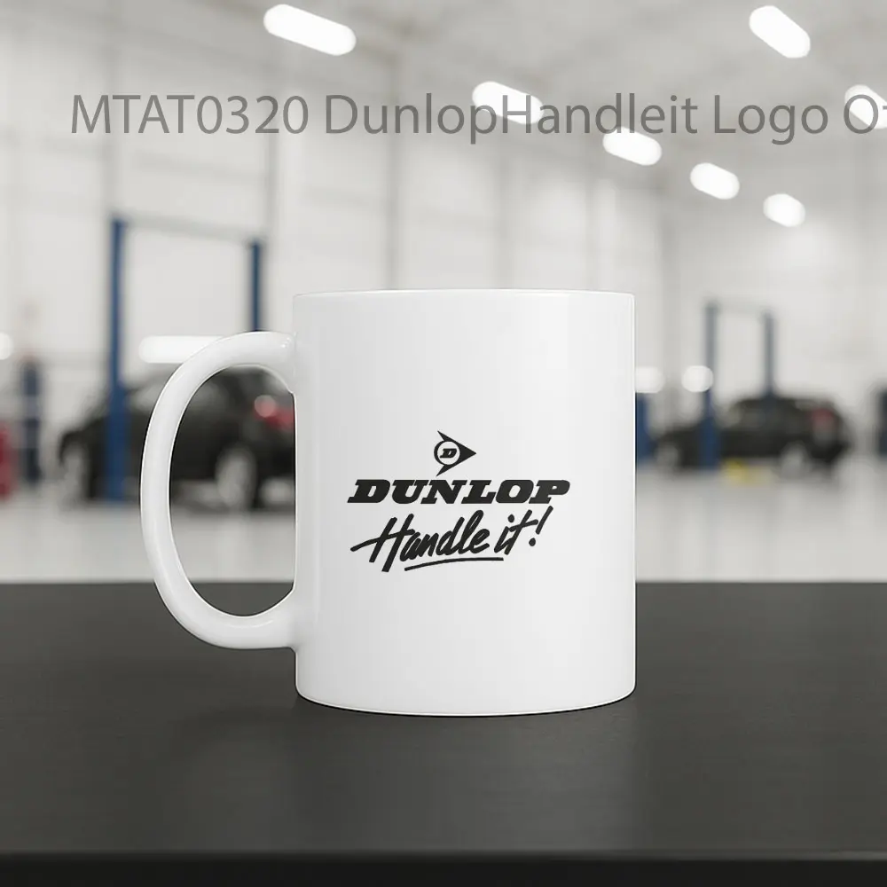 DunlopHandleit Logo Otomotif Mug - Sudut 2