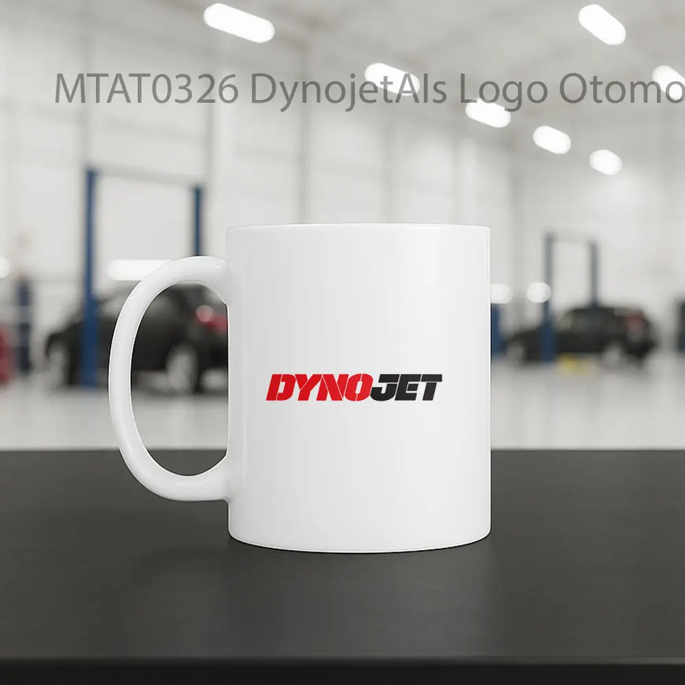 DynojetAIs Logo Otomotif Mug - Sudut 2