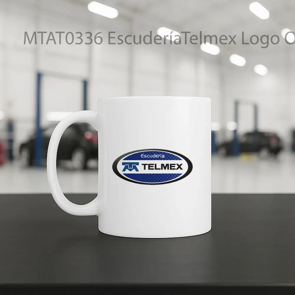 EscuderíaTelmex Logo Otomotif Mug - Sudut 2