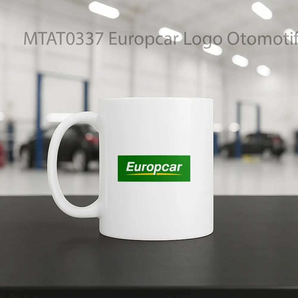 Europcar Logo Otomotif Mug - Sudut 2