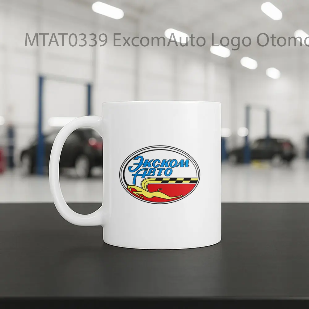 ExcomAuto Logo Otomotif Mug - Sudut 2
