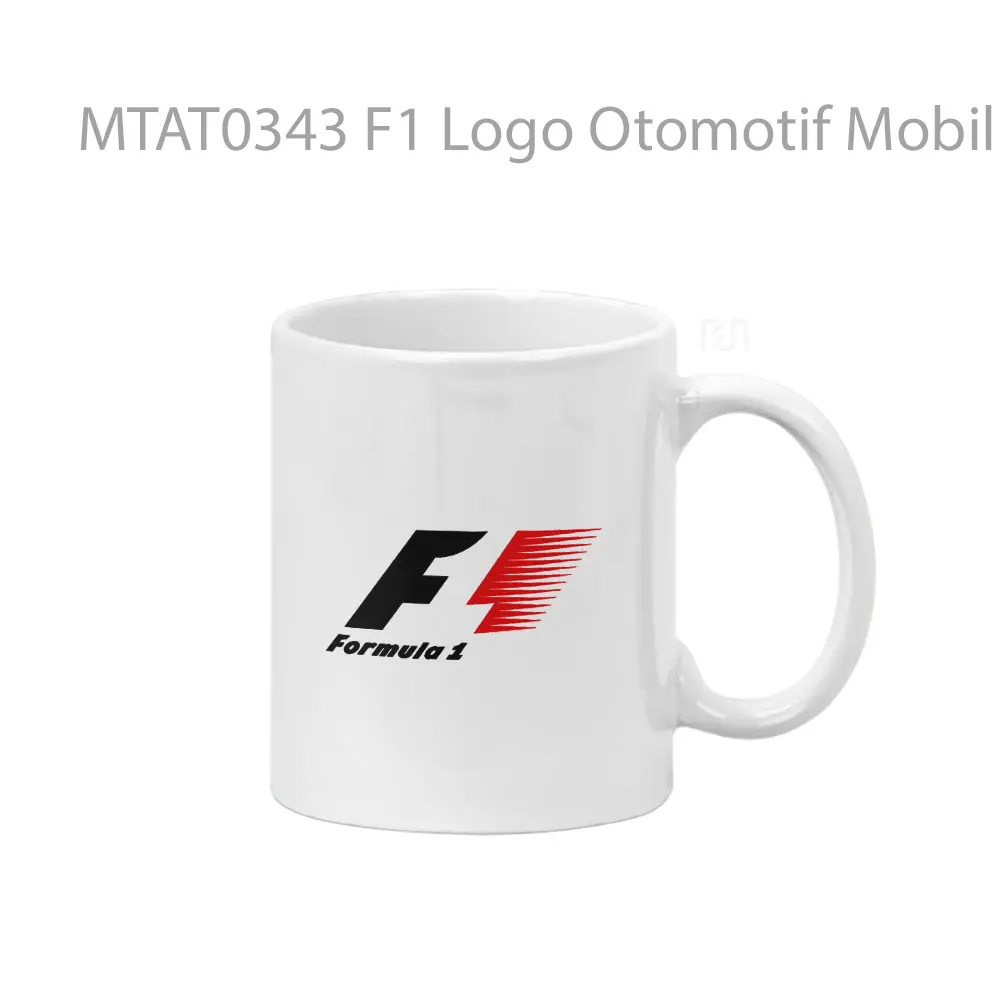F1 Logo Otomotif Mug