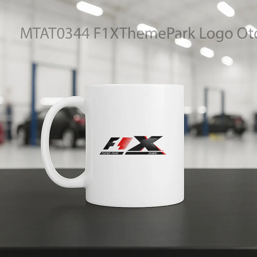 F1XThemePark Logo Otomotif Mug - Sudut 2