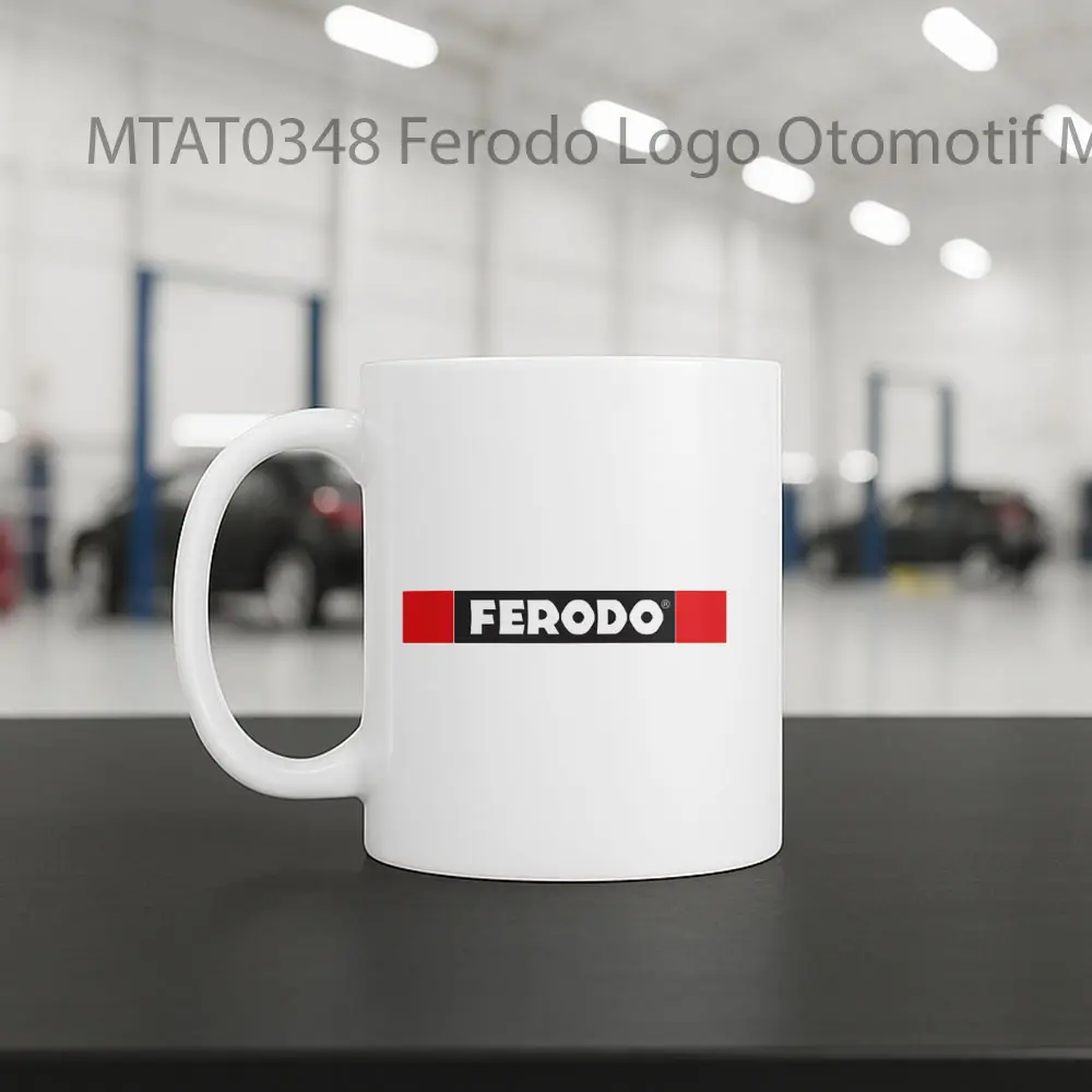 Ferodo Logo Otomotif Mug - Sudut 2