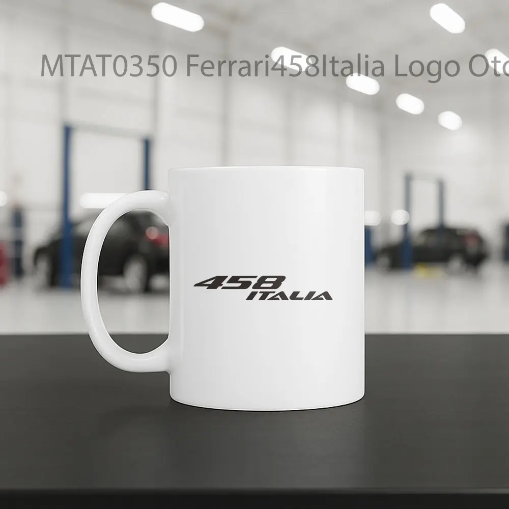 Ferrari458Italia Logo Otomotif Mug - Sudut 2