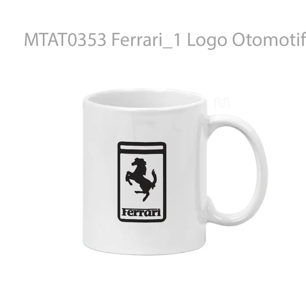 Ferrari_1 Logo Otomotif Mug