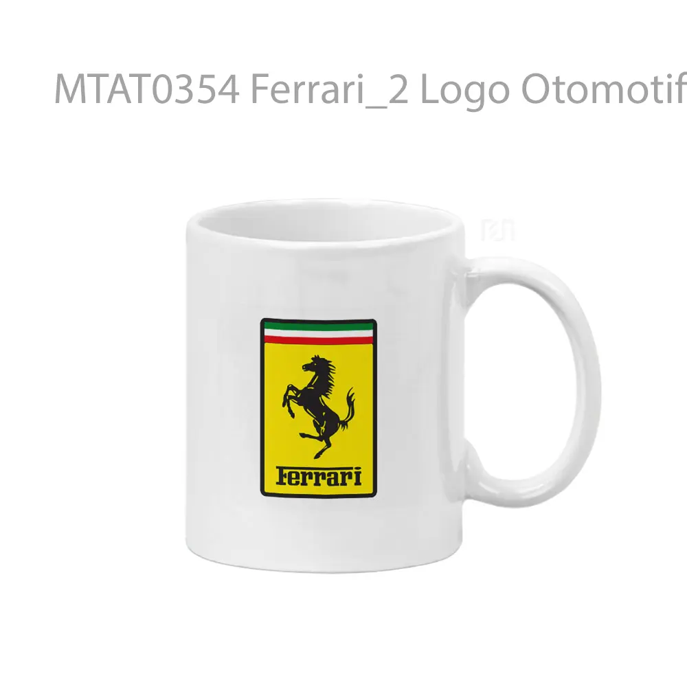Ferrari_2 Logo Otomotif Mug