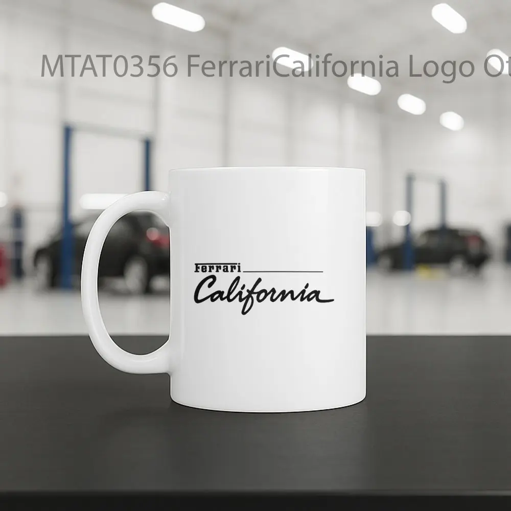 FerrariCalifornia Logo Otomotif Mug - Sudut 2