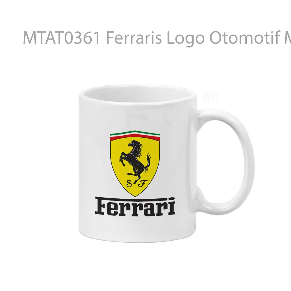 Ferraris Logo Otomotif Mug