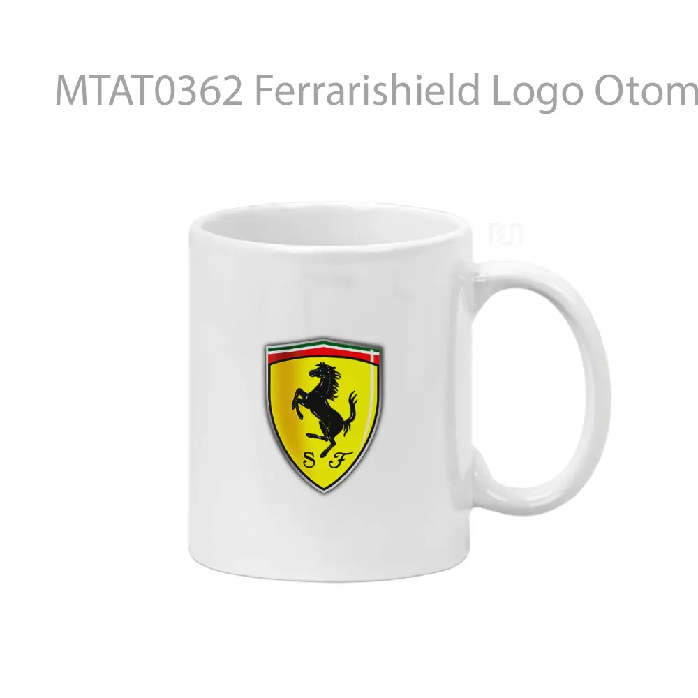 Ferrarishield Logo Otomotif Mug