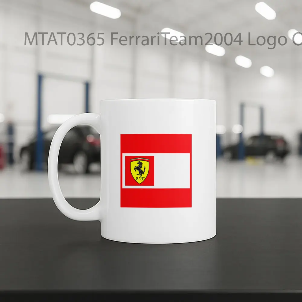 FerrariTeam2004 Logo Otomotif Mug - Sudut 2