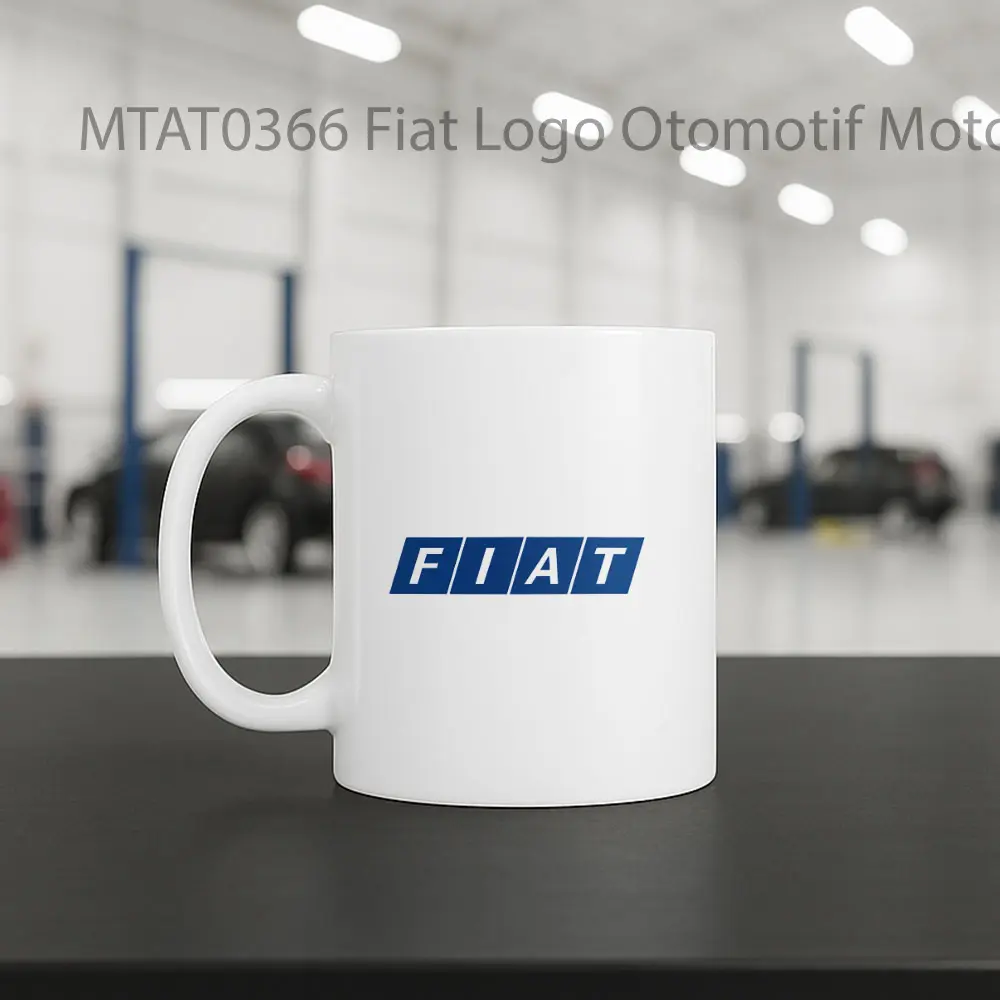 Fiat Logo Otomotif Mug - Sudut 2