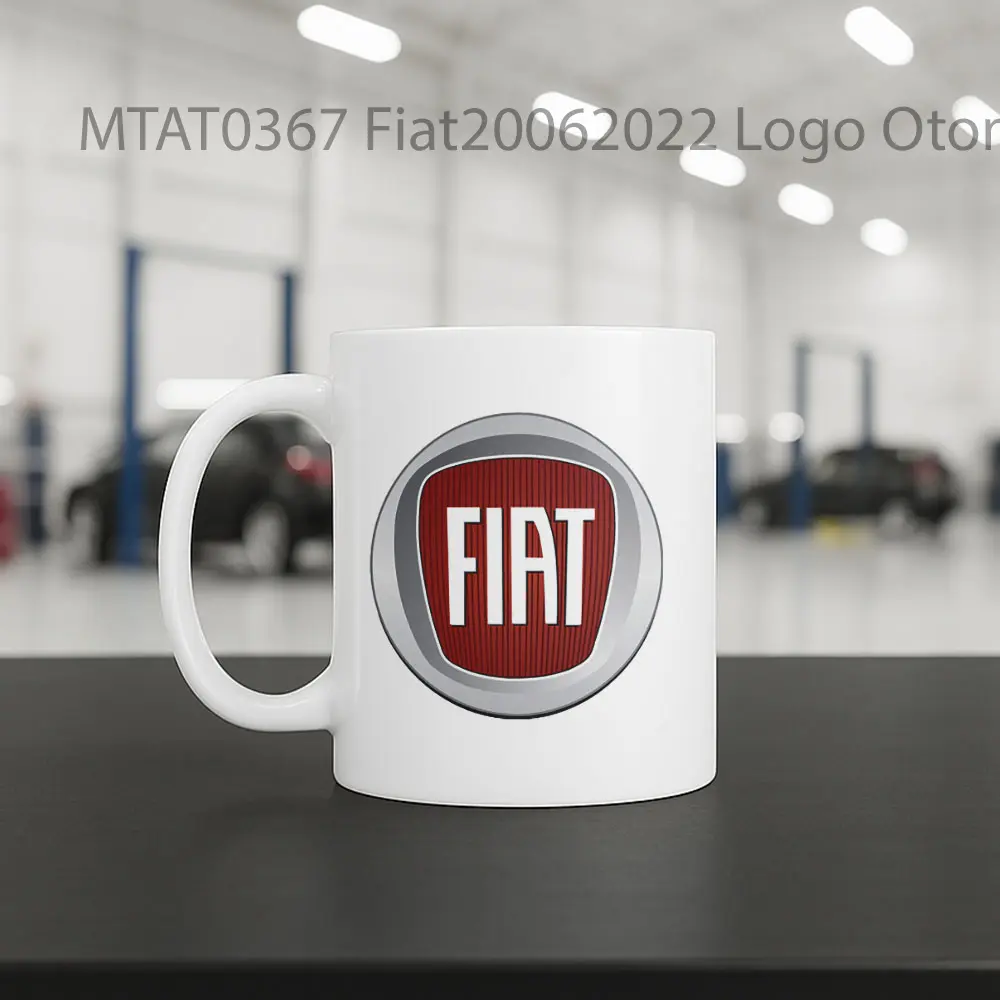 Fiat20062022 Logo Otomotif Mug - Sudut 2