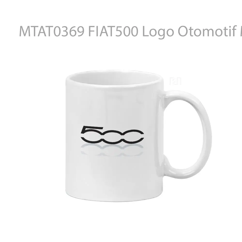 FIAT500 Logo Otomotif Mug