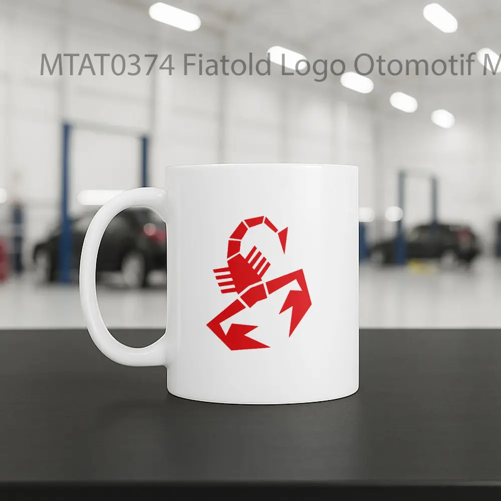 Fiatold Logo Otomotif Mug - Sudut 2