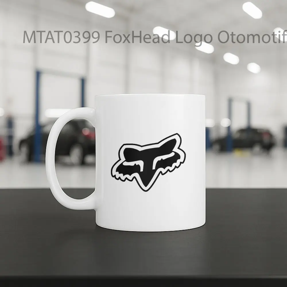FoxHead Logo Otomotif Mug - Sudut 2