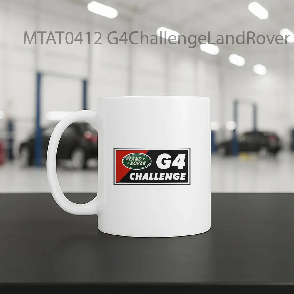 G4ChallengeLandRover Logo Otomotif Mug - Sudut 2