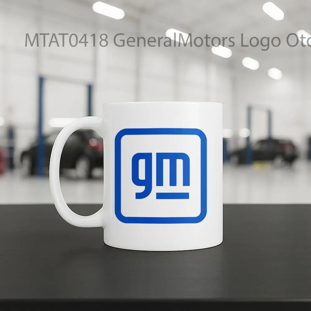 GeneralMotors Logo Otomotif Mug - Sudut 2