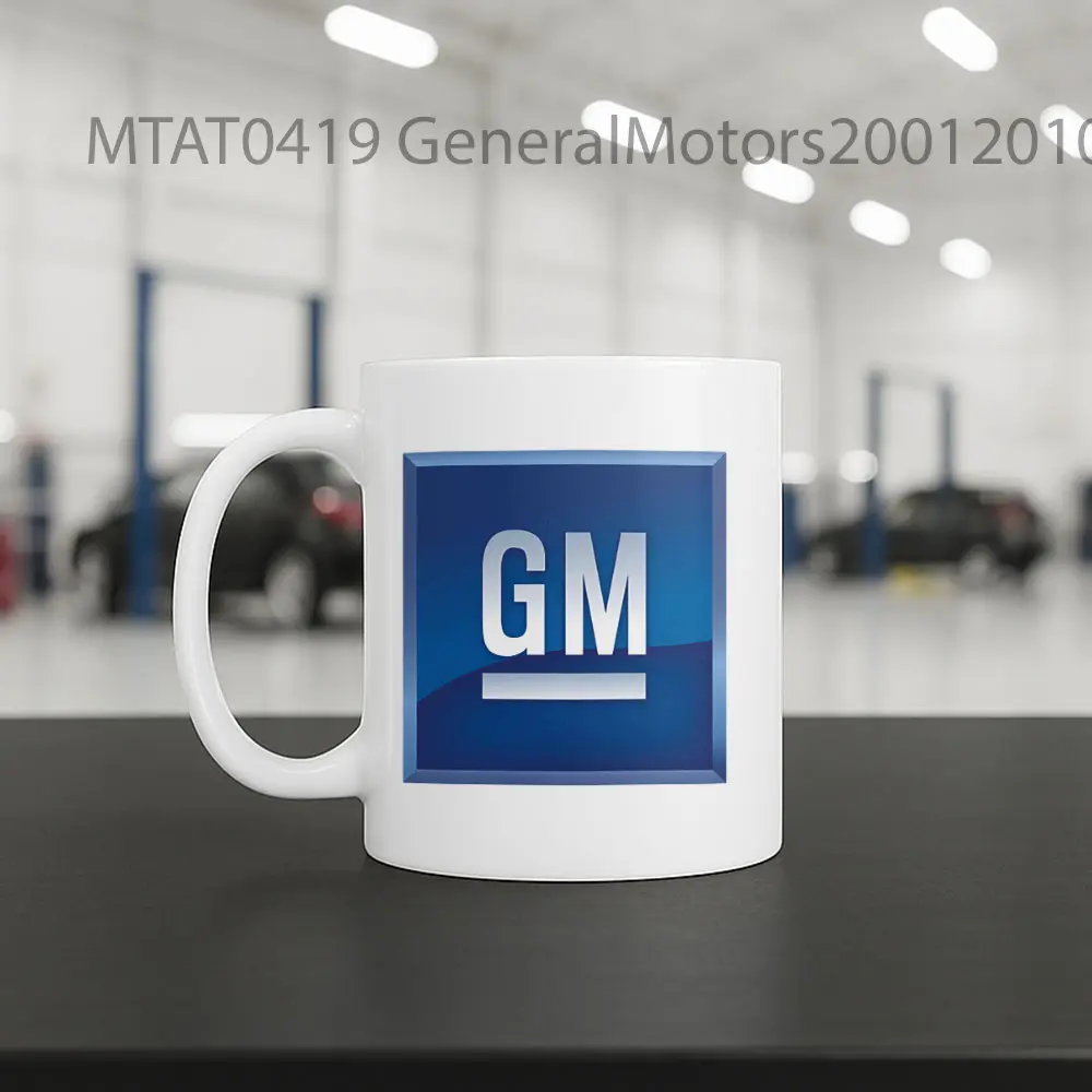 GeneralMotors20012010 Logo Otomotif Mug - Sudut 2