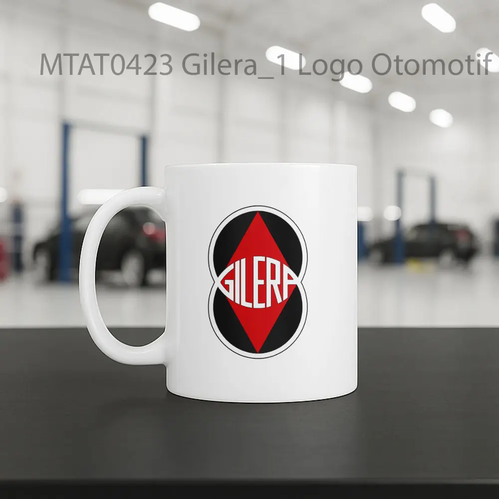 Gilera_1 Logo Otomotif Mug - Sudut 2