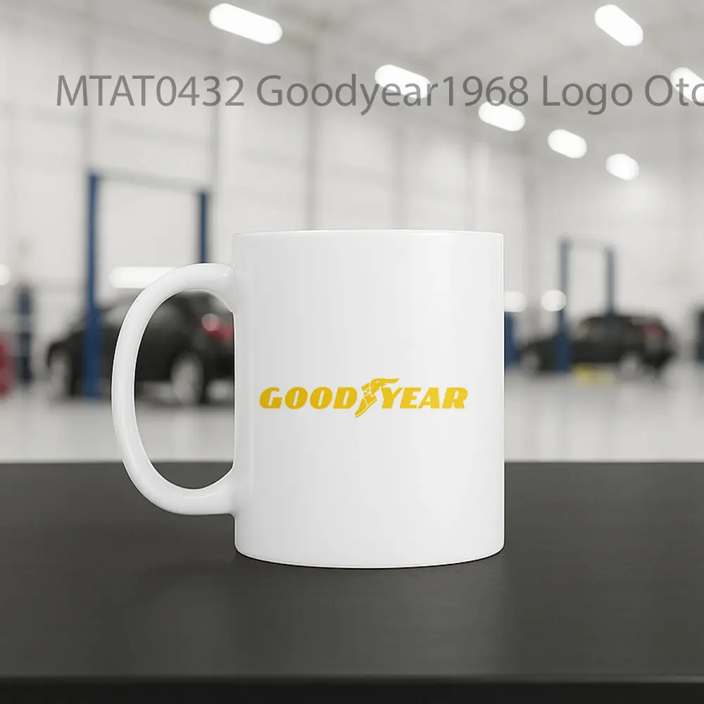 Goodyear1968 Logo Otomotif Mug - Sudut 2