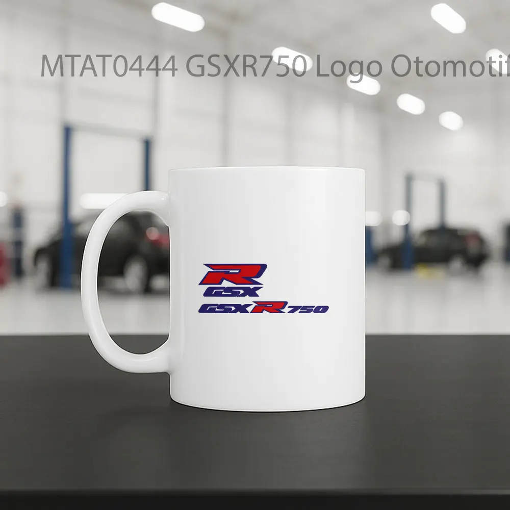 GSXR750 Logo Otomotif Mug - Sudut 2