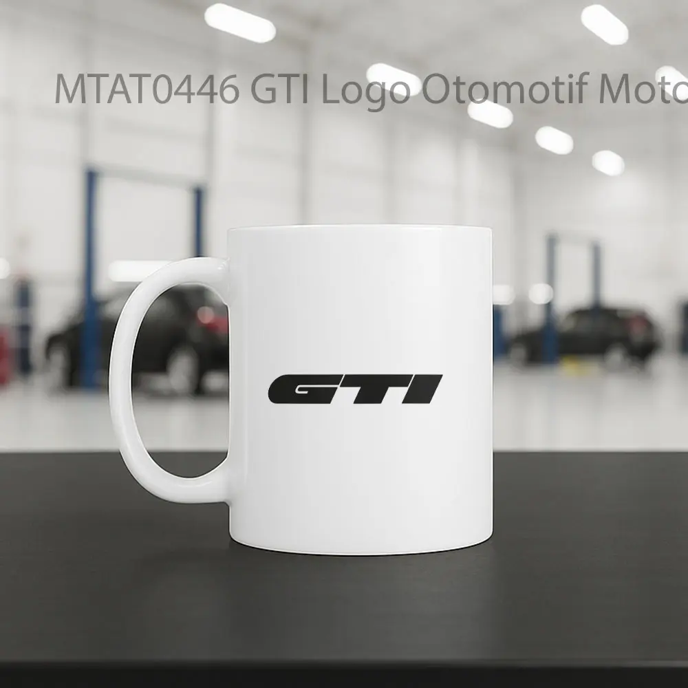 GTI Logo Otomotif Mug - Sudut 2